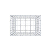 Gabione 100 cm x 60 cm x 40 cm (L x H x T), Maschenweite 5 cm x 10 cm, C-Ring