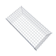 Anbaugabione Typ 3 100 cm x 40 cm x 50 cm (L x H x T), Maschenweite 5 cm x 5 cm, Spirale