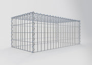 Anbaugabione Typ 3 100 cm x 40 cm x 50 cm (L x H x T), Maschenweite 5 cm x 10 cm, Spirale