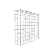 Anbaugabione Typ 3 100 cm x 90 cm x 20 cm (L x H x T), Maschenweite 10 cm x 10 cm, Spirale