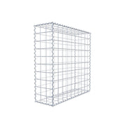 Gabione 100 cm x 100 cm x 30 cm (L x H x T), Maschenweite 10 cm x 10 cm, Spirale