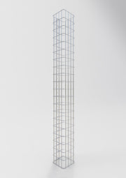 Gabionensäule eckig 22 cm x 22 cm, 200 cm Höhe, MW 5 cm x 10 cm