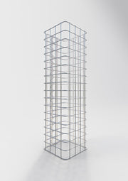 Gabionensäule eckig 22 cm x 22 cm, 80 cm Höhe, MW 5 cm x 5 cm