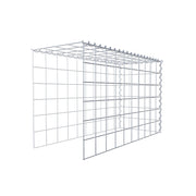 Anbaugabione Typ 4 100 cm x 60 cm x 40 cm (L x H x T), Maschenweite 10 cm x 10 cm, Spirale