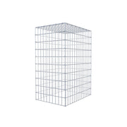 Anbaugabione Typ 3 100 cm x 70 cm x 50 cm (L x H x T), Maschenweite 5 cm x 10 cm, C-Ring