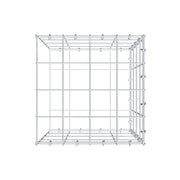 Anbaugabione Typ 2 40 cm x 40 cm x 40 cm (L x H x T), Maschenweite 10 cm x 10 cm, C-Ring
