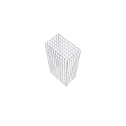 Kuvido Gabione 100 cm x 50 cm x 30 cm (L x H x T), Maschenweite 5 cm x 10 cm, C-Ring