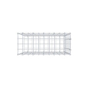 Anbaugabione Typ 2 50 cm x 50 cm x 20 cm, Maschenweite 5 cm x 10 cm, C-Ring