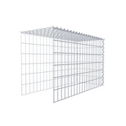 Anbaugabione Typ 4 100 cm x 60 cm x 40 cm (L x H x T), Maschenweite 5 cm x 10 cm, Spirale