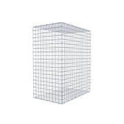Gabione 100 cm x 80 cm x 50 cm (L x H x T), Maschenweite 5 cm x 5 cm, C-Ring