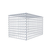 Anbaugabione Typ 3 80 cm x 50 cm x 50 cm (L x H x T), Maschenweite 5 cm x 5 cm, Spirale