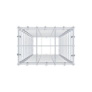 Gabione 100 cm x 30 cm x 20 cm (L x H x T), Maschenweite 10 cm x 10 cm, C-Ring