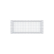 Gabione 100 cm x 80 cm x 40 cm (L x H x T), Maschenweite 5 cm x 10 cm, C-Ring