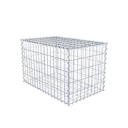 Gabione 80 cm x 50 cm x 50 cm (L x H x T), Maschenweite 5 cm x 10 cm, Spirale