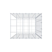 Anbaugabione Typ 2 100 cm x 50 cm x 40 cm (L x H x T), Maschenweite 10 cm x 10 cm, C-Ring