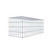 Anbaugabione Typ 3 100 cm x 40 cm x 40 cm (L x H x T), Maschenweite 5 cm x 10 cm, C-Ring