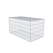 Gabione 100 cm x 50 cm x 50 cm (L x H x T), Maschenweite 5 cm x 10 cm, Spirale