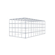 Anbaugabione Typ 3 100 cm x 40 cm x 50 cm (L x H x T), Maschenweite 10 cm x 10 cm, C-Ring