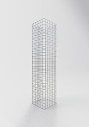 Gabionensäule eckig 37 cm x 37 cm, 160 cm Höhe, MW 5 cm x 5 cm