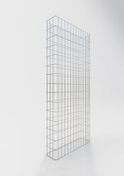 Gabionenzaun Länge 67 cm, Höhe 160 cm, Tiefe 17 cm, Maschenweite 5 x 10 cm