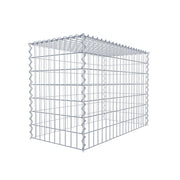 Anbaugabione Typ 3 100 cm x 70 cm x 50 cm (L x H x T), Maschenweite 5 cm x 10 cm, Spirale