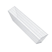 Gabione 200 cm x 100 cm x 40 cm (L x H x T), Maschenweite 5 cm x 10 cm, Spirale