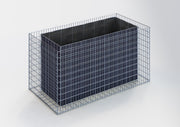 Hochbeet eckig 200 cm x 100 cm x 100 cm (L x H x T), Maschenweite 5 x 10 cm, Wandstärke 15 cm