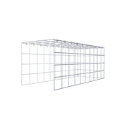 Anbaugabione Typ 4 100 cm x 40 cm x 40 cm (L x H x T), Maschenweite 10 cm x 10 cm, C-Ring