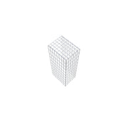 Anbaugabione Typ 4 100 cm x 40 cm x 30 cm (L x H x T), Maschenweite 5 cm x 10 cm, C-Ring