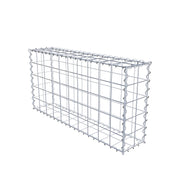 Gabione 100 cm x 50 cm x 20 cm (L x H x T), Maschenweite 10 cm x 10 cm, Spirale
