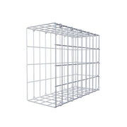 Anbaugabione Typ 2 50 cm x 40 cm x 20 cm, Maschenweite 5 cm x 10 cm, C-Ring