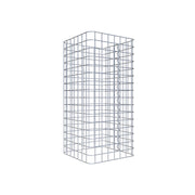 Gabionensäule eckig 37 cm x 37 cm, 80 cm Höhe, MW 5 cm x 5 cm