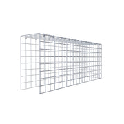 Anbaugabione Typ 4 100 cm x 40 cm x 20 cm (L x H x T), Maschenweite 5 cm x 5 cm, C-Ring