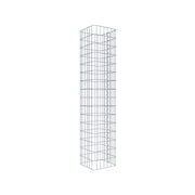 Gabionensäule eckig 32 cm x 32 cm, 160 cm Höhe, MW 5 cm x 10 cm