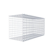 Anbaugabione Typ 2 100 cm x 50 cm x 40 cm (L x H x T), Maschenweite 5 cm x 5 cm, Spirale