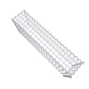 Anbaugabione Typ 3 100 cm x 40 cm x 20 cm (L x H x T), Maschenweite 5 cm x 10 cm, Spirale