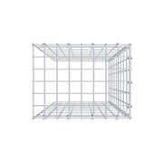 Anbaugabione Typ 4 100 cm x 40 cm x 30 cm (L x H x T), Maschenweite 5 cm x 10 cm, C-Ring