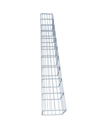Gabionensäule eckig feuerverzinkt, 27,3 cm x 27,3 cm, 200 cm Höhe, MW 5 cm x 20 cm, 8/6 mm Draht