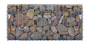 Kuvido Gabionenkorb 100 x 30 x 20 cm (L x H x T)  Verzinktes drahtgeflecht 4 mm, Maschenweite 5 x 10 cm, Spiralverbinder, für Gartengestaltung und Landschaftsbau