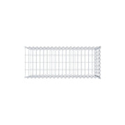 Anbaugabione Typ 2 100 cm x 50 cm x 40 cm (L x H x T), Maschenweite 5 cm x 10 cm, Spirale
