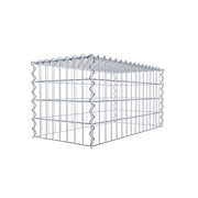 Anbaugabione Typ 3 80 cm x 40 cm x 40 cm (L x H x T), Maschenweite 5 cm x 10 cm, Spirale