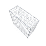 Gabione 100 cm x 100 cm x 40 cm (L x H x T), Maschenweite 10 cm x 10 cm, Spirale
