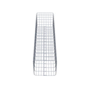 Gabionensäule eckig 42 cm x 42 cm, 160 cm Höhe, MW 5 cm x 10 cm