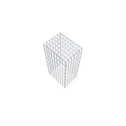 Anbaugabione Typ 3 80 cm x 40 cm x 30 cm (L x H x T), Maschenweite 5 cm x 10 cm, C-Ring
