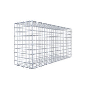 Kuvido Gabione 100 cm x 50 cm x 30 cm (L x H x T), Maschenweite 5 cm x 5 cm, C-Ring