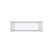 Anbaugabione Typ 3 100 cm x 100 cm x 30 cm (L x H x T), Maschenweite 5 cm x 10 cm, Spirale
