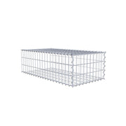 Anbaugabione Typ 2 100 cm x 30 cm x 50 cm (L x H x T), Maschenweite 5 cm x 10 cm, Spirale