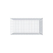 Anbaugabione Typ 2 100 cm x 80 cm x 50 cm (L x H x T), Maschenweite 5 cm x 5 cm, Spirale