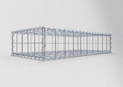 Gabione 100 cm x 20 cm x 50 cm (L x H x T), Maschenweite 10 cm x 10 cm, Spirale
