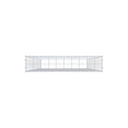 Gabione 200 cm x 100 cm x 20 cm (L x H x T), Maschenweite 10 cm x 10 cm, C-Ring